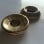 Pair off brass headlight mounting Lucas