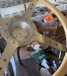 Removable steering wheel for vintage cars